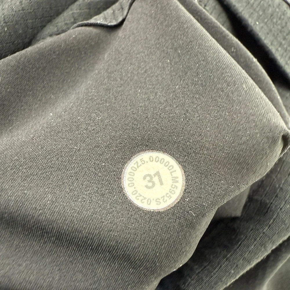 Lululemon Black Commission Ventlight Mesh Stretch Quick-Dry Pants Men's 31x32 - Picture 5 of 6